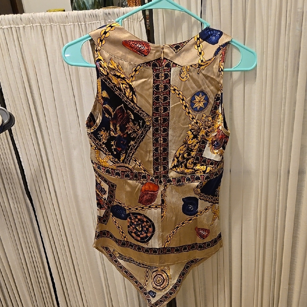 Cache Multicolor Patterned Women's Top - image 5